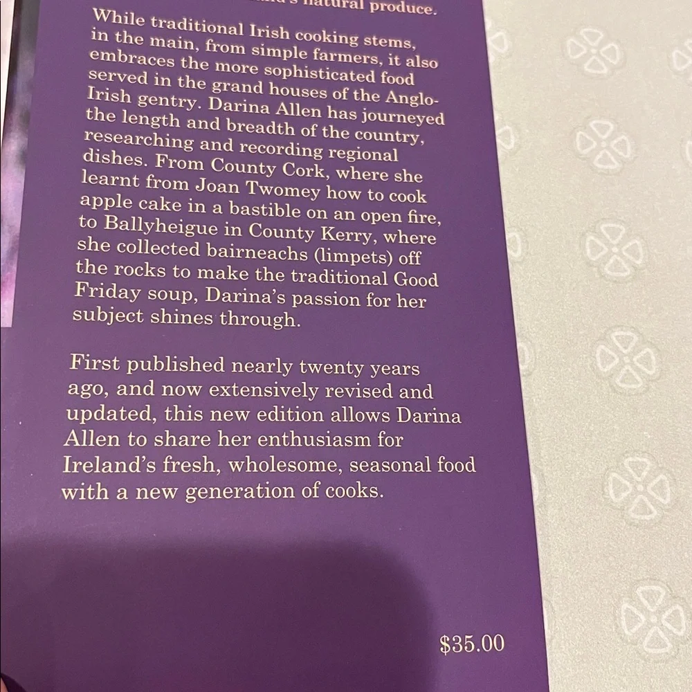 Irish Traditional Cooking by Darina Allen NWT